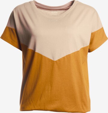 mazine Shirt ' Mina T ' in Beige: voorkant