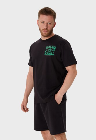 Oldskull Shirt 'Asian Sawadtee' in Zwart: voorkant
