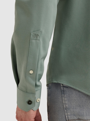 Regular fit Camicia 'Elevated Knit shirt' di VANGUARD in verde