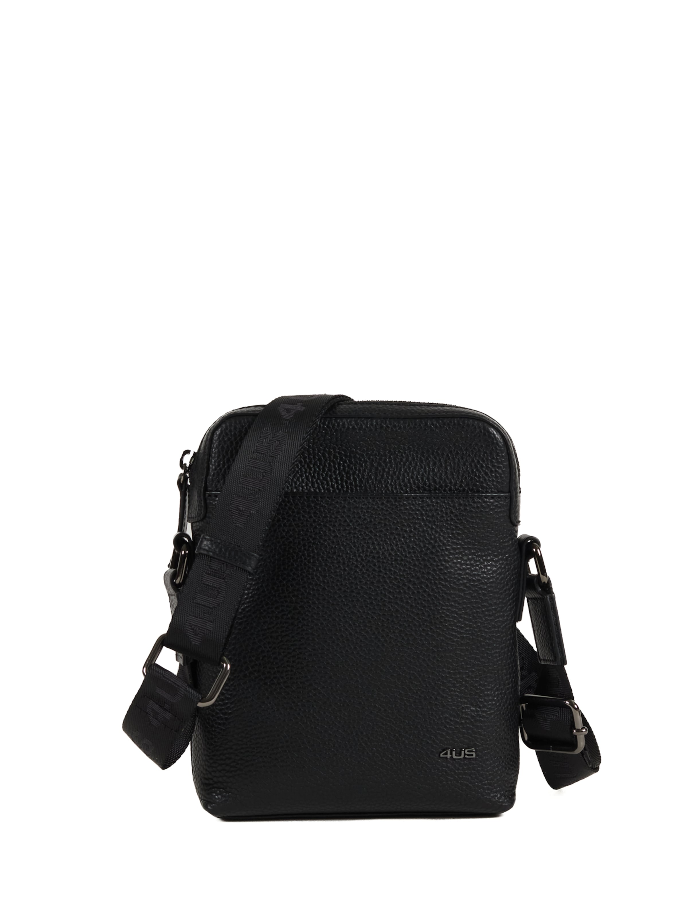 Borsa a tracolla di 4US PACIOTTI in nero: frontale