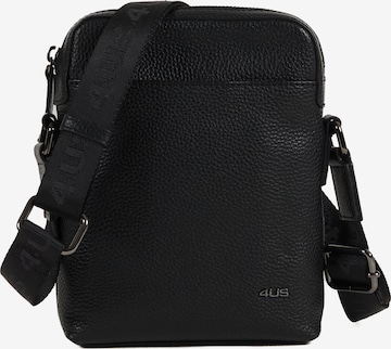 Borsa a tracolla di 4US PACIOTTI in nero: frontale