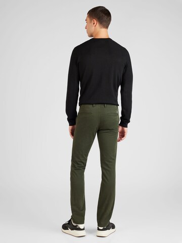 Coupe slim Pantalon chino BOSS en vert