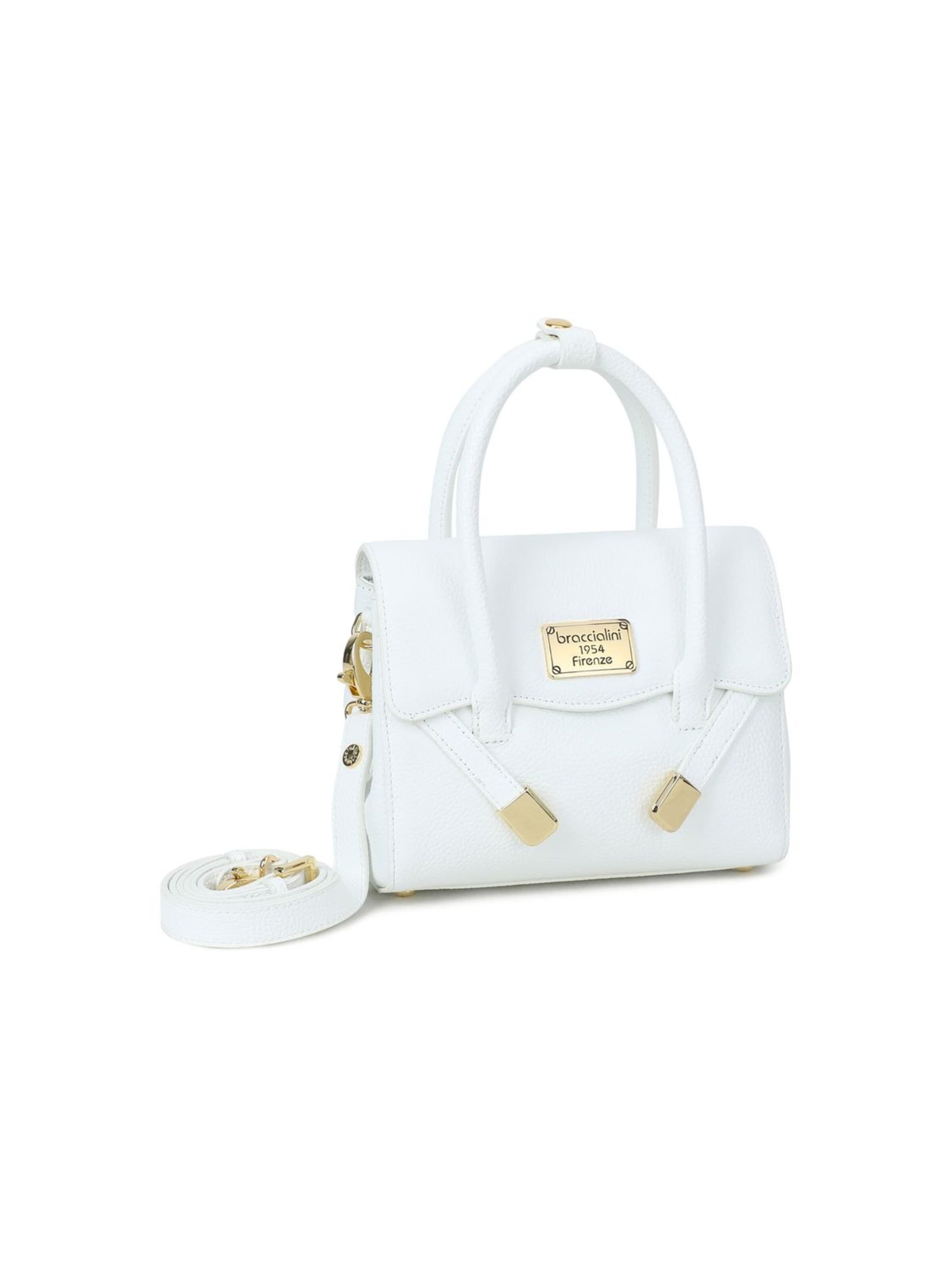 Braccialini - Bolso de mano 'Sara' en blanco