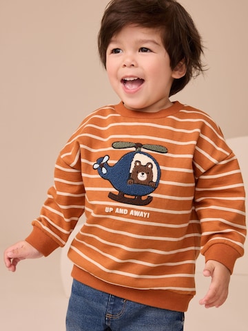 Next Sweatshirt i brun