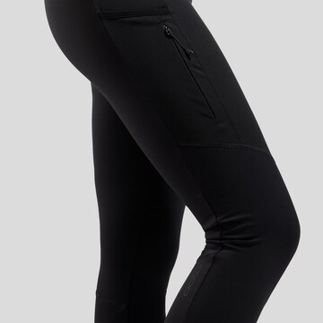 ODLO Skinny Sporthose 'Zeroweight' in Schwarz
