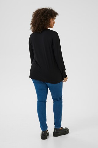 Chemisier 'Charlotta' KAFFE CURVE en noir