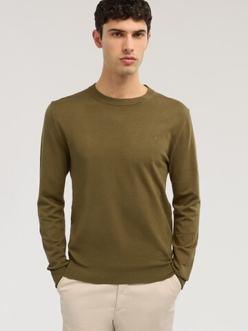 Trussardi - Jersey en verde: frente