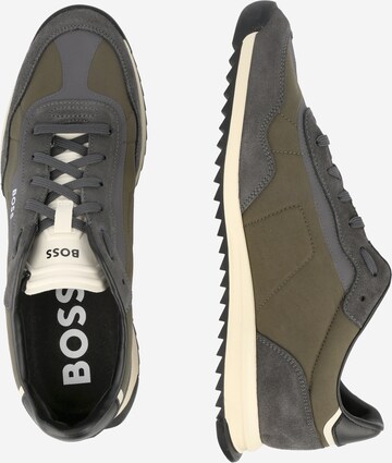 Sneaker bassa 'Zayn' di BOSS in verde