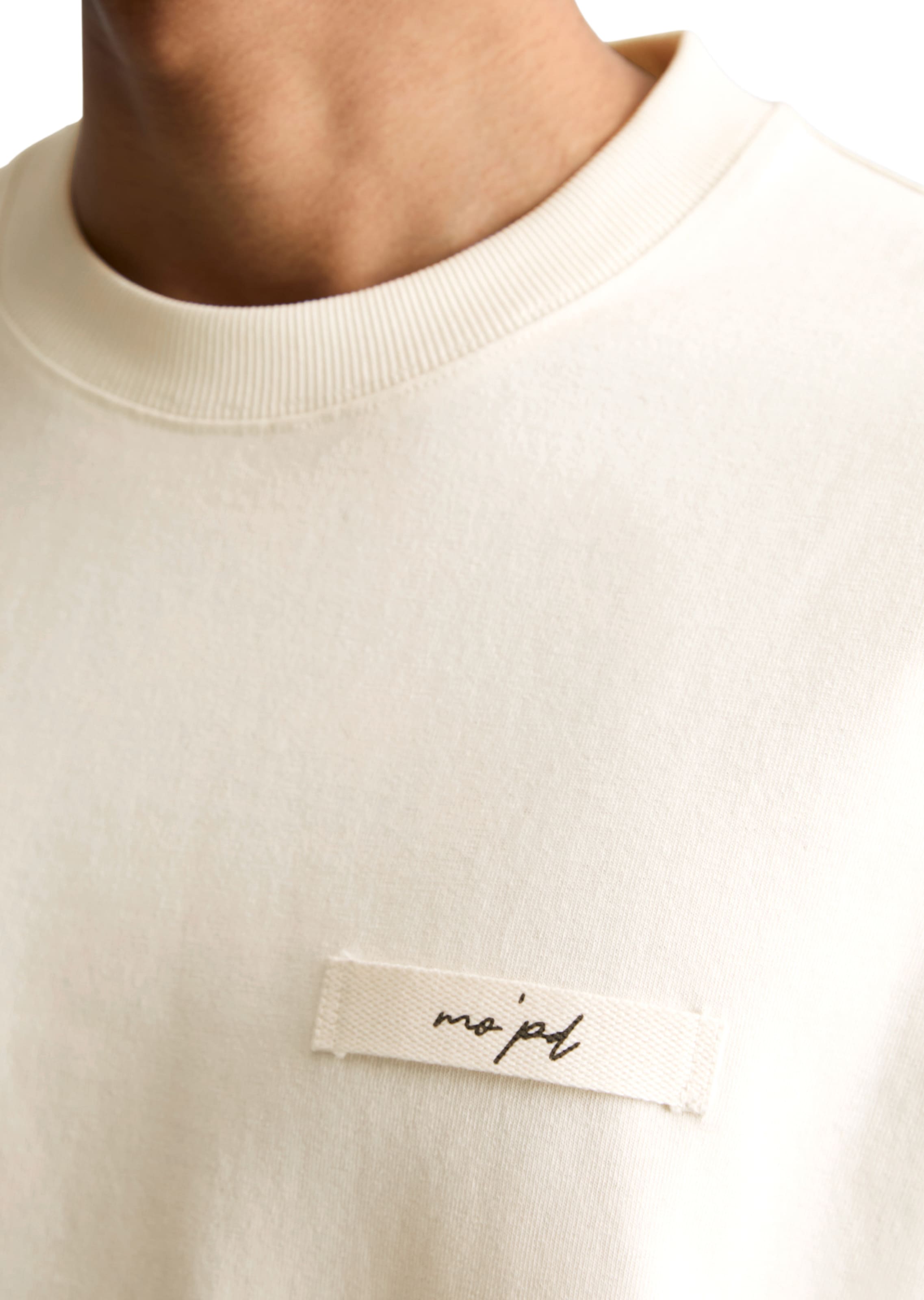 Marc O'Polo DENIM Shirt 'DfC' in Beige