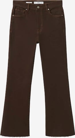 MANGO Flared Jeans 'Sienna' in Bruin: voorkant