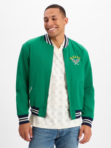 Polo Ralph Lauren Übergangsjacke 'VARSITY' in Grün: Vorderseite