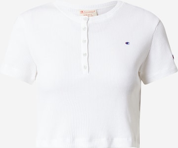 T-shirt Champion Reverse Weave en blanc : devant