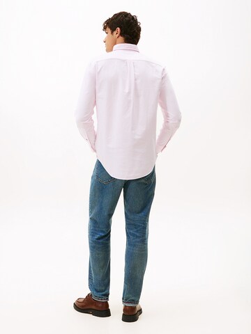 TOMMY HILFIGER Regular Fit Hemd 'Heritage' in Pink