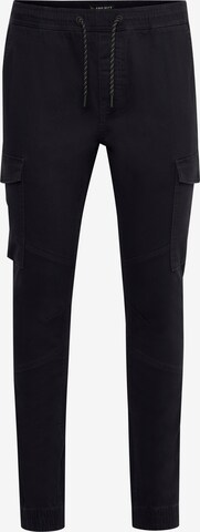 11 Project Tapered Cargo Pants 'Garik' in Black: front