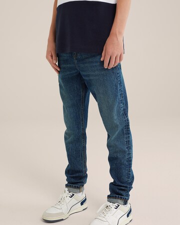 WE Fashion regular Jeans i blå