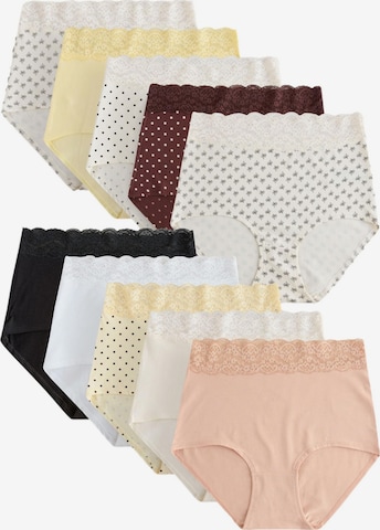 smėlio Next Kelnaitės paaukštintu liemeniu: priekis