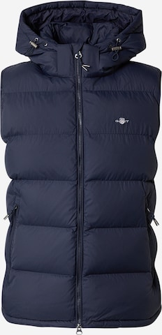 Gilet GANT en bleu : devant