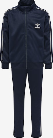 Hummel Tracksuit in Black: front