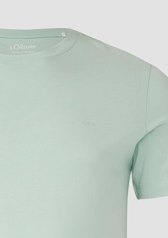 s.Oliver Men Tall Sizes Shirt in Green