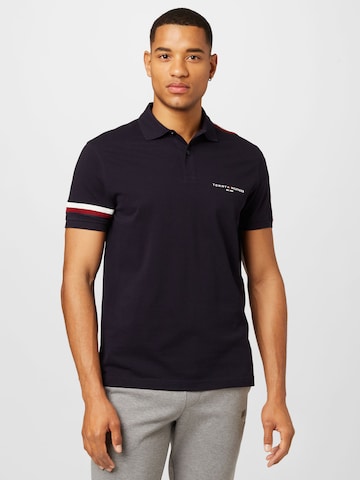 TOMMY HILFIGER Poloshirt in Blau: predná strana