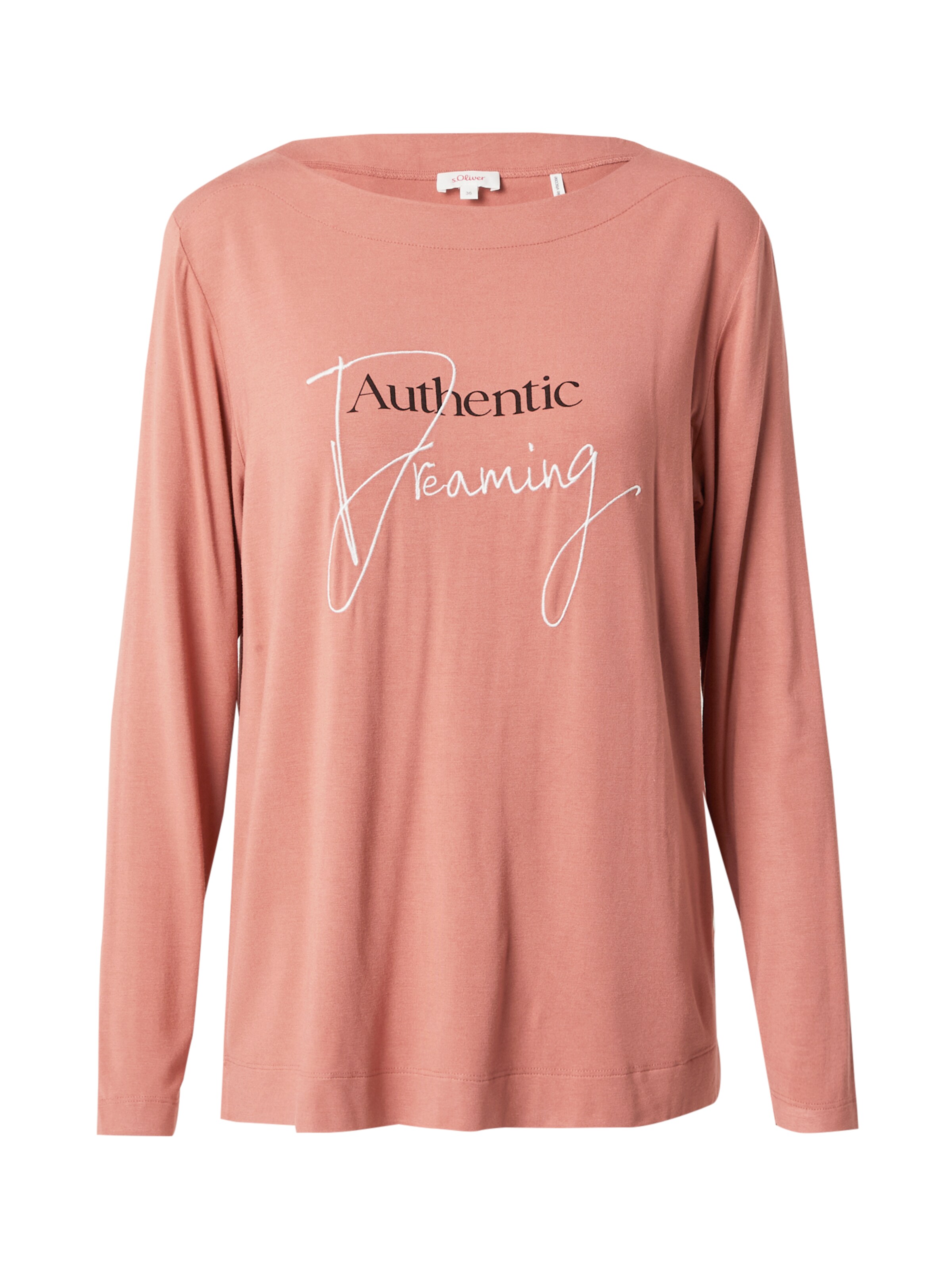 s.Oliver Тениска в оранжево: отпред