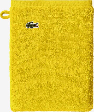 LACOSTE Washcloth 'LE CROCO' in Yellow: front