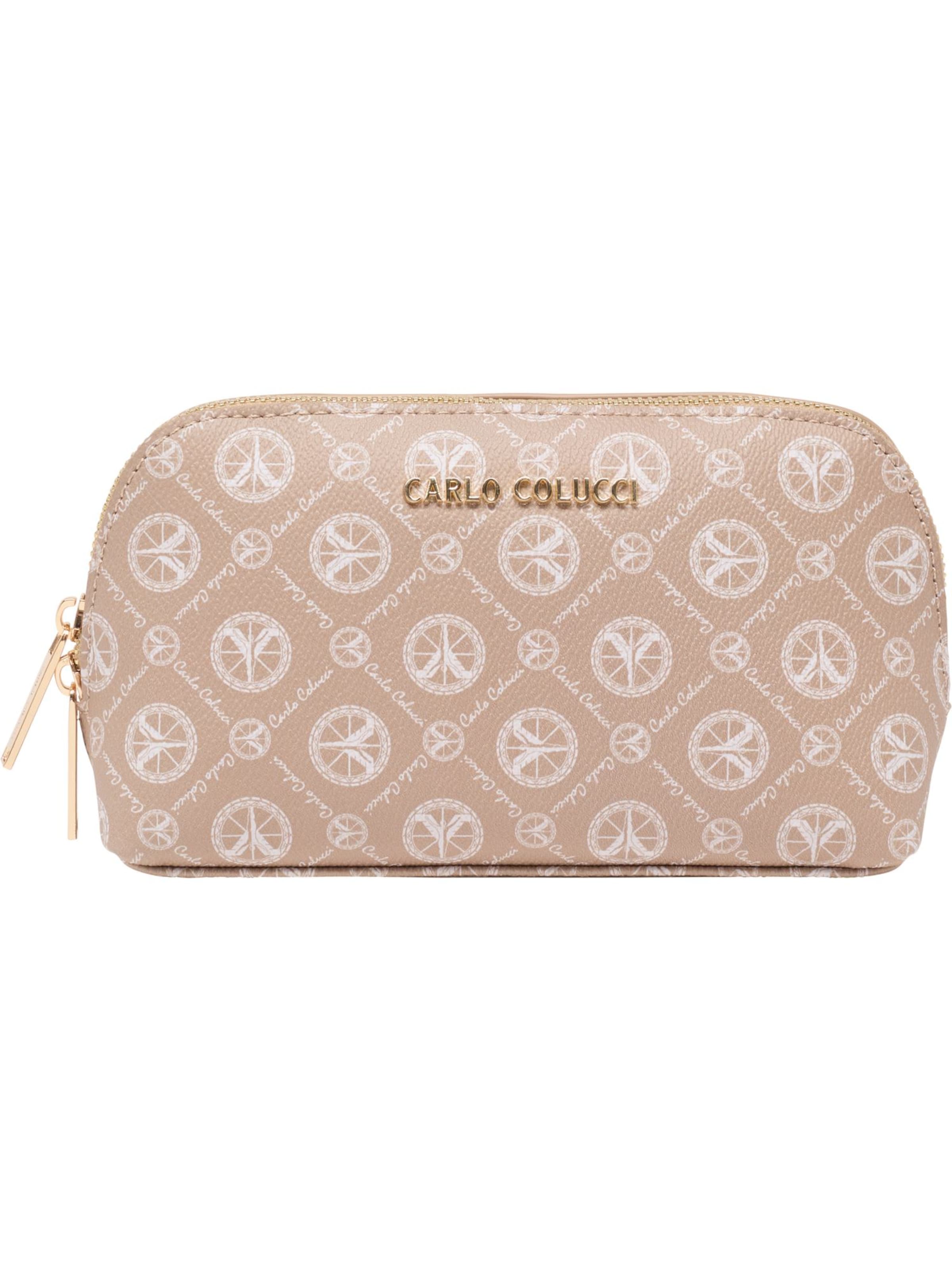 Carlo Colucci Toiletry bag 'Anno ' in Beige: front