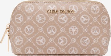 Carlo Colucci Kulturtasche 'Anno ' in Beige: predná strana