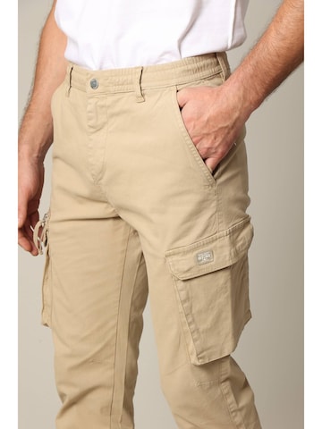 Deeluxe Regular Cargobroek ' AMADOR ' in Beige