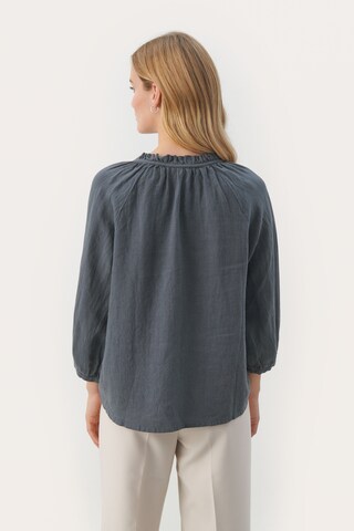 Part Two Bluse in Blau