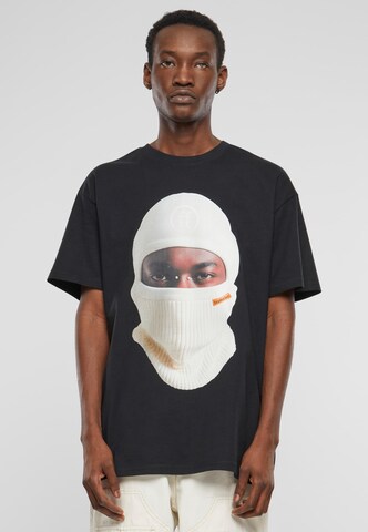 Forgotten Faces T-Shirt 'White Balaklava' in Schwarz: predná strana