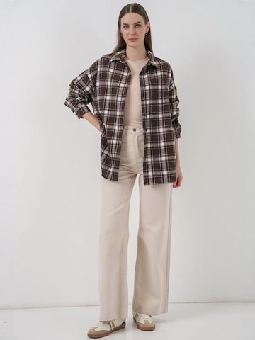 Bigdart Bluse in Braun