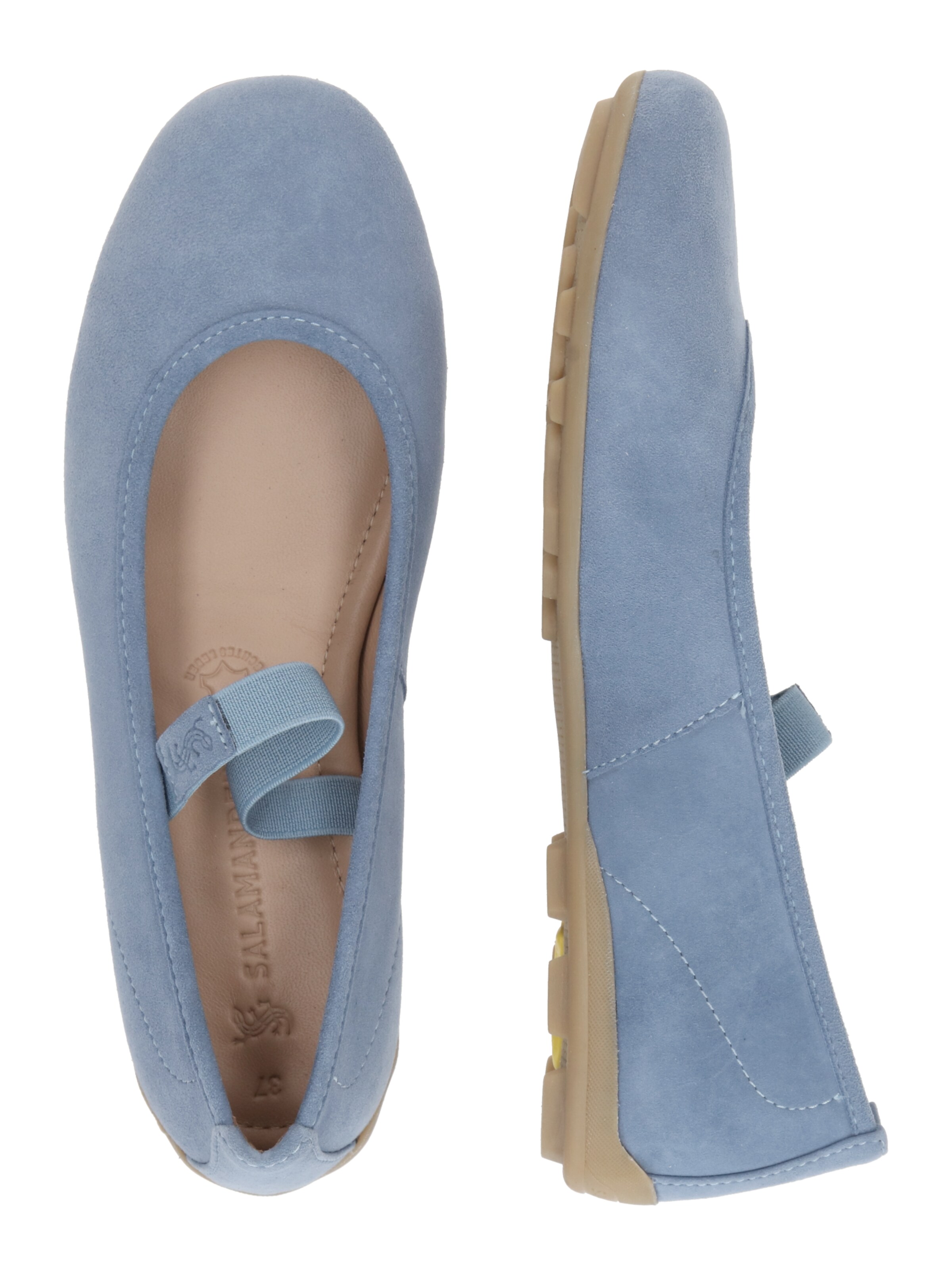 SALAMANDER Ballerinasko i blå