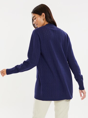 Threadbare Strickjacke 'Napier' in Blau