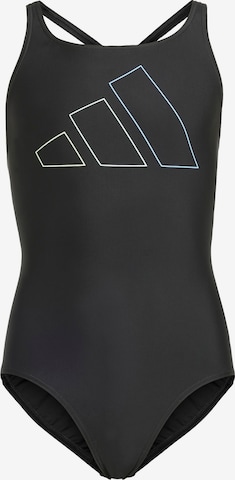 ADIDAS PERFORMANCE - Moda de baño deportiva en negro: frente