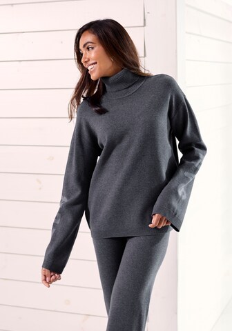 Elbsand Sweater in Grey: front