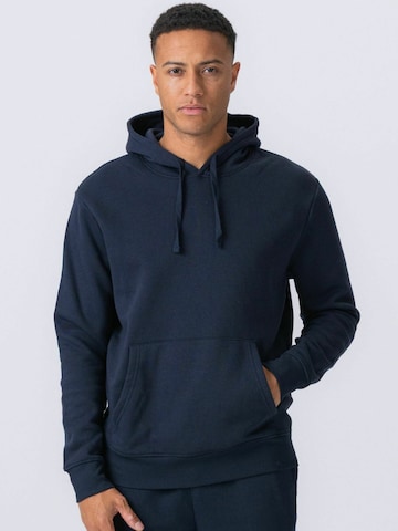 Pull-over ' Essential Hoodie ' TEESHOPPEN en bleu : devant