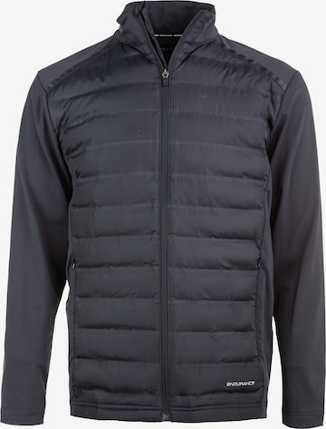 ENDURANCE Athletic Jacket 'MIDAN M Hot Fused Hybrid' in Black: front
