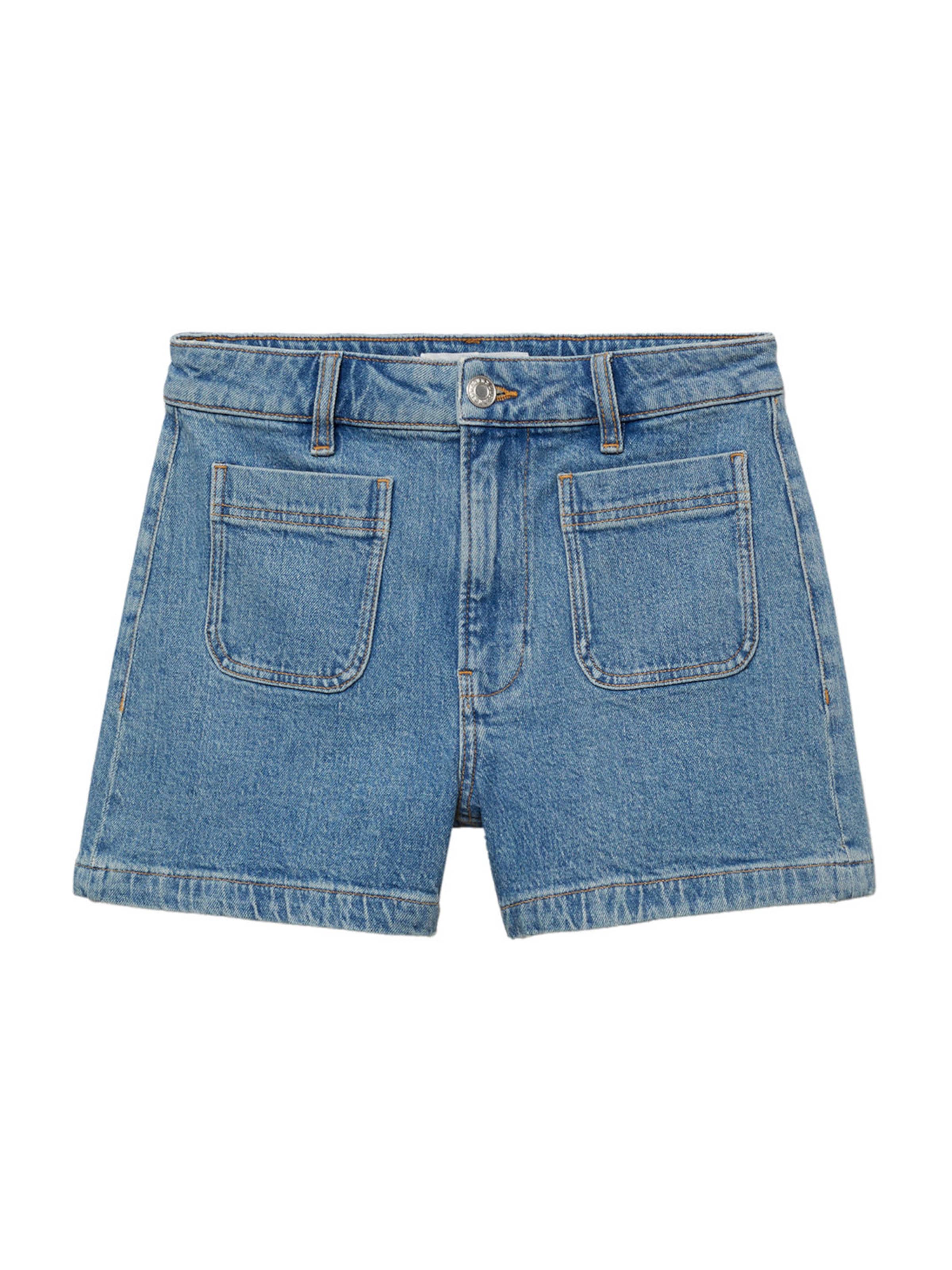 MANGO Regular Farkut värissä sininen: etupuoli