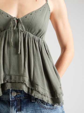 Haut HOLLISTER en vert