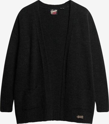 Superdry Knit Cardigan in Grey: front