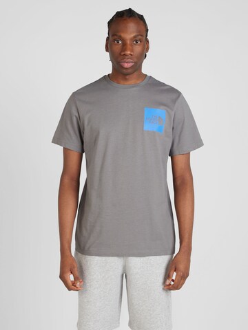 T-Shirt THE NORTH FACE en gris : devant