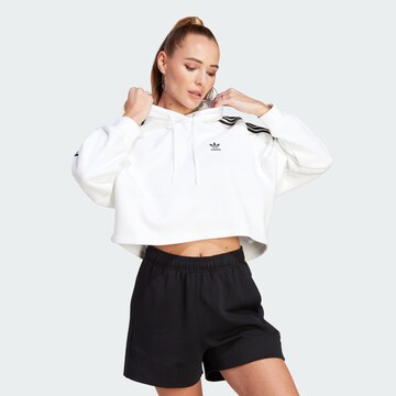 ADIDAS ORIGINALS Athletic Sweater 'adicolor' in White: front