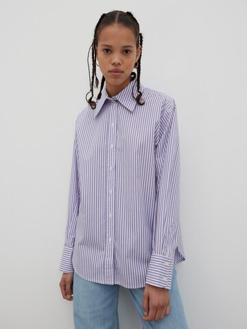 EDITED Blouse 'Gavin' in Purple: front