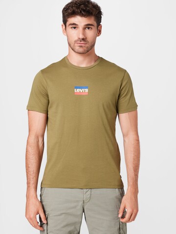LEVI'S ® Regular T-Shirt in Grün: Vorderseite