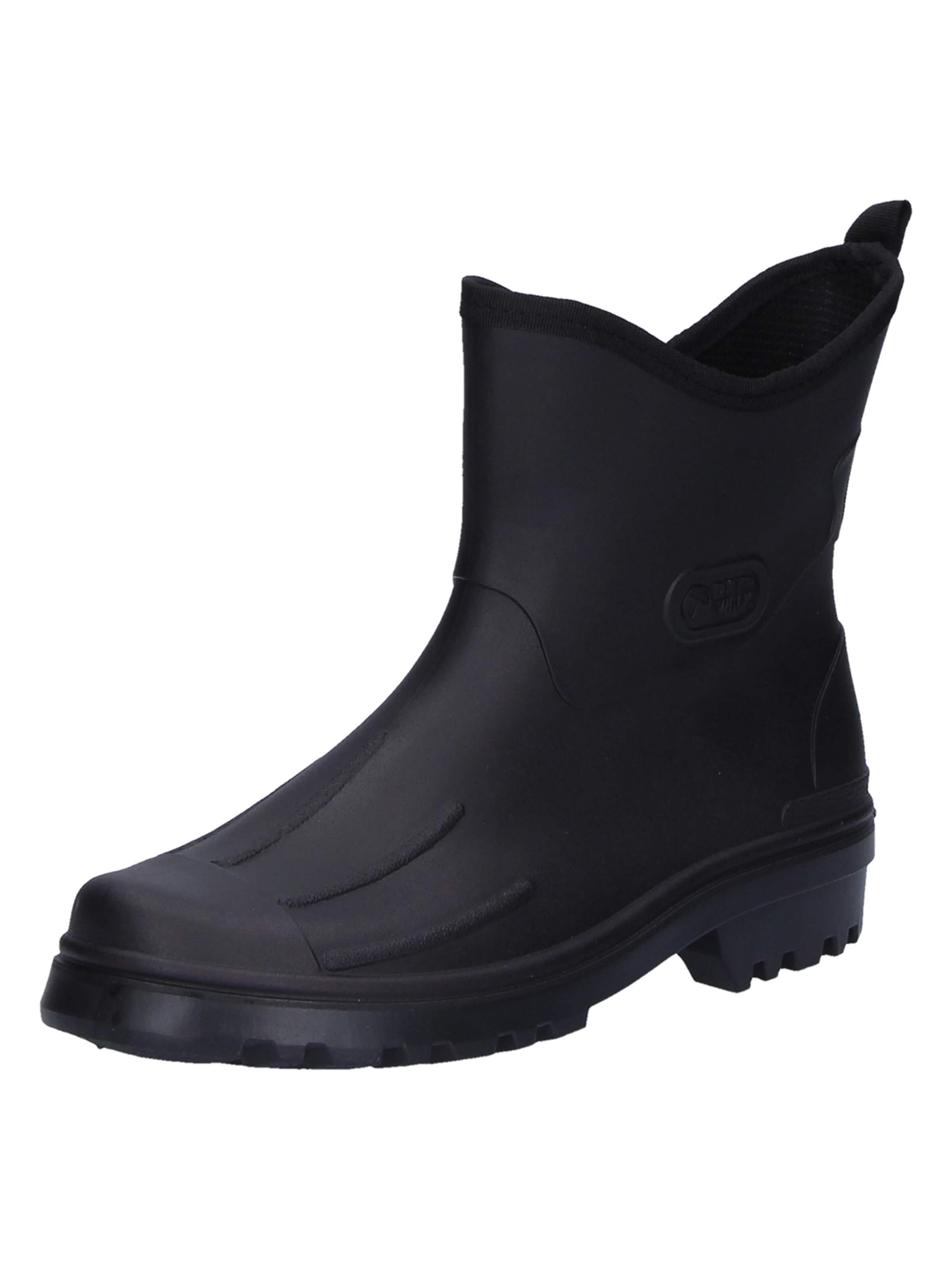 BOCKSTIEGEL Rubber Boots 'Regenstiefel Peter in schwarz' in Black: front