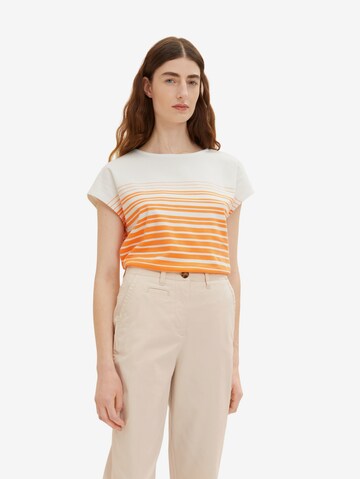 TOM TAILOR T-Shirt in Orange