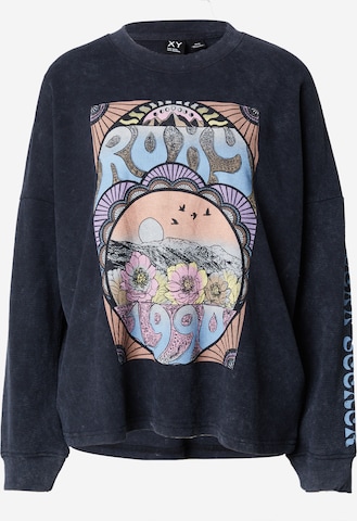 Sweat-shirt 'EASTSIDEMIDWTLS' ROXY en bleu : devant