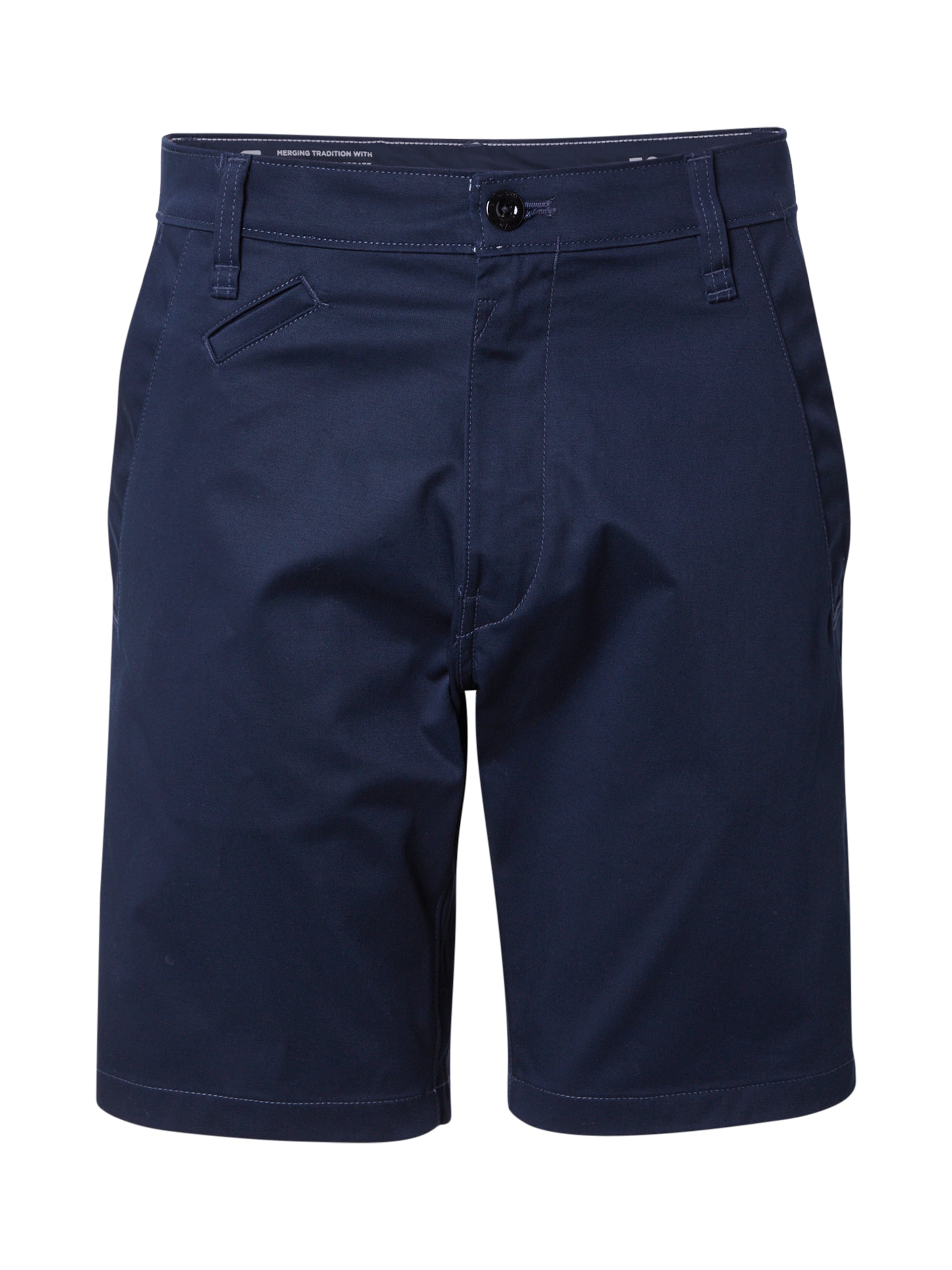 zils G-STAR Piegulošs Čino bikses 'Bronson 3.0': no priekšpuses