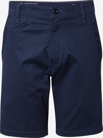 G-STARSlimfit Chino hlače 'Bronson 3.0' - plava boja: prednji dio